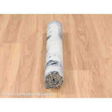 Load image into Gallery viewer, 3&#39;1&quot;x5&#39; Ivory Abstract Design Wool And Silk Hand Knotted Oriental Rug FWR379134