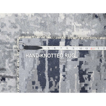 Load image into Gallery viewer, 3&#39;1&quot;x5&#39; Ivory Abstract Design Wool And Silk Hand Knotted Oriental Rug FWR379134