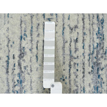 Load image into Gallery viewer, 12&#39;x18&#39; Light Gray Fine Jacquard Modern Wool And Art Silk Hand Loomed Oriental Oversized Rug FWR379812