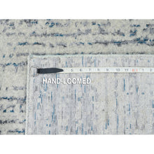 Load image into Gallery viewer, 12&#39;x18&#39; Light Gray Fine Jacquard Modern Wool And Art Silk Hand Loomed Oriental Oversized Rug FWR379812