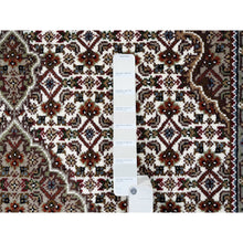 Load image into Gallery viewer, 4&#39;1&quot;x6&#39;2&quot; Ivory Tabriz Mahi Wool And Silk Fish Medallion Design Hand Knotted Fine Oriental Rug FWR380064