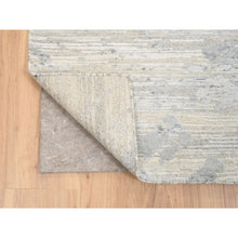 Load image into Gallery viewer, 6&#39;1&quot;x11&#39;10&quot; Hand Spun Undyed Natural Wool Hand Knotted Ivory Modern Design Oriental Wide Gallery Size Runner Rug FWR380226