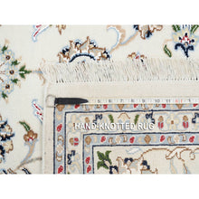 Load image into Gallery viewer, 8&#39;x16&#39;2&quot; Ivory Nain With Center Medallion Flower Design 250 Kpsi Wool Hand Knotted Oriental Wide Gallery Size Runner Rug FWR380370