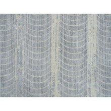 Load image into Gallery viewer, 12&#39;x15&#39;2&quot; Gray, Wool And Plant Based Silk, Tone On Tone Transitional Erased Design, Jacquard Hand Loomed, Oriental, Oversized Rug FWR382824