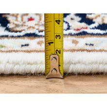Load image into Gallery viewer, 2&#39;8&quot;x8&#39;3&quot; Ivory, Nain All Over Flower Design 250 Kpsi Wool Hand Knotted, Runner Oriental Rug FWR383934