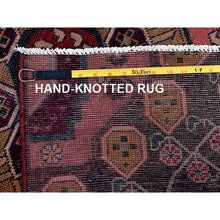Load image into Gallery viewer, 3&#39;1&quot;x9&#39;5&quot; Chrome Silver, Colorful, Hand Knotted Anatolian Village Inspired with Patch Work Design, Natural Dyes Denser Weave, Soft and Velvety Wool, Runner Oriental Rug FWR530214