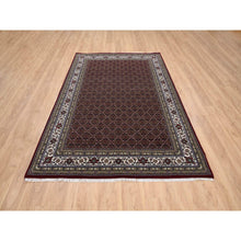 Load image into Gallery viewer, 5&#39;9&quot;x8&#39;9&quot; Red Herati With All Over Design Hand Knotted 175 Kpsi Wool Oriental Rug FWR384528