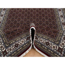 Load image into Gallery viewer, 5&#39;9&quot;x8&#39;9&quot; Red Herati With All Over Design Hand Knotted 175 Kpsi Wool Oriental Rug FWR384528