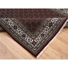 Load image into Gallery viewer, 5&#39;9&quot;x8&#39;9&quot; Red Herati With All Over Design Hand Knotted 175 Kpsi Wool Oriental Rug FWR384528