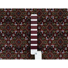 Load image into Gallery viewer, 5&#39;9&quot;x8&#39;9&quot; Red Herati With All Over Design Hand Knotted 175 Kpsi Wool Oriental Rug FWR384528