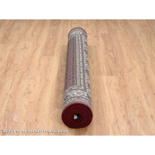 Load image into Gallery viewer, 5&#39;9&quot;x8&#39;9&quot; Red Herati With All Over Design Hand Knotted 175 Kpsi Wool Oriental Rug FWR384528