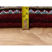 Load image into Gallery viewer, 5&#39;9&quot;x8&#39;9&quot; Red Herati With All Over Design Hand Knotted 175 Kpsi Wool Oriental Rug FWR384528