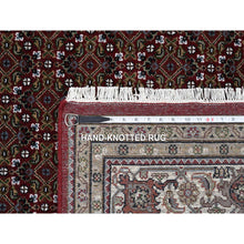Load image into Gallery viewer, 5&#39;9&quot;x8&#39;9&quot; Red Herati With All Over Design Hand Knotted 175 Kpsi Wool Oriental Rug FWR384528