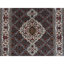 Load image into Gallery viewer, 2&#39;6&quot;x26&#39; Gray, Tabriz Mahi With Fish Medallion Design, 175 Kpsi Wool Hand Knotted, Xl Runner Oriental Rug FWR384534