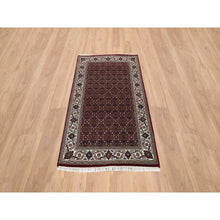 Load image into Gallery viewer, 3&#39;x5&#39;2&quot; Red Herati With All Over Design Hand Knotted Soft Wool 175 Kpsi Oriental Rug FWR384720