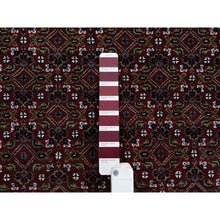 Load image into Gallery viewer, 3&#39;x5&#39;2&quot; Red Herati With All Over Design Hand Knotted Soft Wool 175 Kpsi Oriental Rug FWR384720