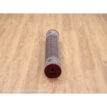 Load image into Gallery viewer, 3&#39;x5&#39;2&quot; Red Herati With All Over Design Hand Knotted Soft Wool 175 Kpsi Oriental Rug FWR384720