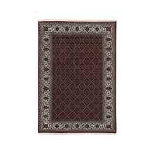Load image into Gallery viewer, 4&#39;x6&#39; Rich Red Hand Knotted Soft Wool 175 KPSI Herati with All Over Design Oriental Rug FWR384738