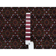 Load image into Gallery viewer, 4&#39;x5&#39;10&quot; Rich Red Hand Knotted 175 Kpsi Wool And Silk Herati With All Over Design Oriental Rug FWR384744