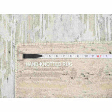 Load image into Gallery viewer, 2&#39;7&quot;x24&#39;3&quot; Gray Modern Hand Knotted Hand Spun Undyed Natural Wool Xl Runner Oriental Rug FWR384816