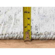 Load image into Gallery viewer, 2&#39;7&quot;x8&#39;3&quot; Gray Hand Spun Undyed Natural Wool Modern Hand Knotted Runner Oriental Rug FWR384888