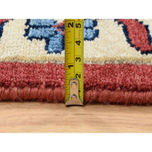 Load image into Gallery viewer, 11&#39;9&quot;x17&#39;10&quot; Navy Blue, Pliable Wool Hand Knotted, Heriz Revival With Medallion Design, Oversized Oriental Rug FWR385464