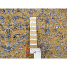 Load image into Gallery viewer, 4&#39;1&quot;x6&#39;2&quot; Almond Brown, Hand Knotted Cypress Tree Design, Silk With Textured Wool, Oriental Rug FWR386724