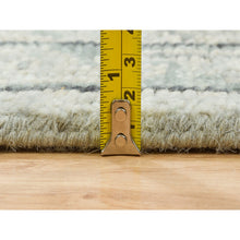 Load image into Gallery viewer, 8&#39;x10&#39; Silver Gray, Hand Knotted Anatolian Design, Supple Collection Thick And Plush Pure Wool, Oriental Rug FWR387054