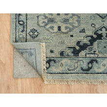 Load image into Gallery viewer, 8&#39;10&quot;x12&#39; Silver Gray, Thick And Plush Extra Soft Wool Hand Knotted, Anatolian Design Supple Collection, Oriental Rug FWR387078