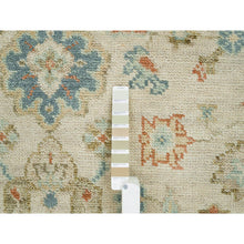 Load image into Gallery viewer, 8&#39;1&quot;x10&#39; Light Cream, Oushak With All Over Floral Design Supple Collection, Thick And Plush Pure Wool Hand Knotted, Oriental Rug FWR387084