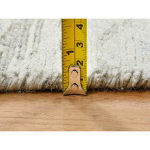 Load image into Gallery viewer, 14&#39;1&quot;x18&#39; Light Gray, Hand Knotted, Modern Design, Hand Spun Undyed Natural Wool, Oversized Oriental Rug FWR388254