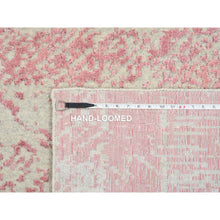 Load image into Gallery viewer, 11&#39;10&quot;x15&#39;1&quot; Rose Pink, Jacquard Hand Loomed, All Over Design Wool And Art Silk, Oversized Oriental Rug FWR389046