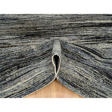 Load image into Gallery viewer, 8&#39;4&quot;x9&#39;10&quot; Colorful, Modern Stripe Design, Natural Dyes Thick And Plush, Ghazni Wool Hand Knotted, Oriental Rug FWR389196