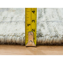 Load image into Gallery viewer, 14&#39;x14&#39; Ivory, Tabriz Vase With Pomegranate Design, Silk With Textured Wool Hand Knotted, Round Oriental Rug FWR389466