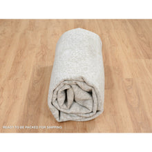 Load image into Gallery viewer, 10&#39;x10&#39; Gray, Broken Persian Design, Hand Knotted Wool And Pure Silk, Square Oriental Rug FWR390096