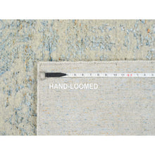 Load image into Gallery viewer, 8&#39;1&quot;x10&#39; Gray With Touches Of Blue, Jacquard Hand Loomed Wool And Plant Based Silk, Tabriz Design, Oriental Rug FWR390204