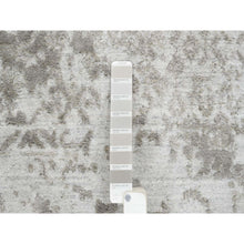 Load image into Gallery viewer, 11&#39;9&quot;x15&#39; Gray, Broken Persian Design, Hand Knotted Wool And Pure Silk, Oversized Oriental Rug FWR390234