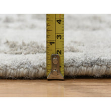 Load image into Gallery viewer, 11&#39;9&quot;x15&#39; Gray, Broken Persian Design, Hand Knotted Wool And Pure Silk, Oversized Oriental Rug FWR390234