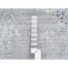 Load image into Gallery viewer, 11&#39;9&quot;x15&#39; Ivory, Hand Knotted Damask Design, Tone On Tone Wool And Plant Based Silk, Oversized Oriental Rug FWR390252