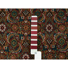 Load image into Gallery viewer, 6&#39;x9&#39;5&quot; Red, Herati All Over Fish Design Hand Knotted, 250 Kpsi Wool, Dense Weave, Oriental Rug FWR390654