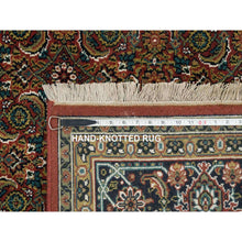 Load image into Gallery viewer, 6&#39;x9&#39;5&quot; Red, Herati All Over Fish Design Hand Knotted, 250 Kpsi Wool, Dense Weave, Oriental Rug FWR390654