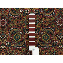 Load image into Gallery viewer, 4&#39;2&quot;x6&#39; Red Herati All Over Fish Design Thick And Plush, 175 Kspi Hand Knotted Wool Oriental Rug FWR390714