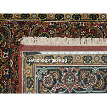 Load image into Gallery viewer, 4&#39;2&quot;x6&#39; Red Herati All Over Fish Design Thick and Plush, 175 KSPI Hand Knotted Wool Oriental Rug FWR390714