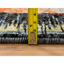 Load image into Gallery viewer, 4&#39;3&quot;x6&#39;1&quot; Rust Red &amp; Black, Ancient Ottoman Erased Design, Ghazni Wool Hand Knotted, Oriental Rug FWR390870