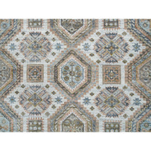 Load image into Gallery viewer, 7&#39;10&quot;x10&#39; Ivory, Plush And Lush Pile Pure Wool, Hand Knotted Karajeh Heritage Design, Oriental Rug FWR391110