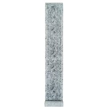 Load image into Gallery viewer, 2&#39;7&quot;x25&#39;8&quot; Gray, Wool And Pure Silk Hand Knotted, Broken Persian Design, XL Runner Oriental Rug FWR391290