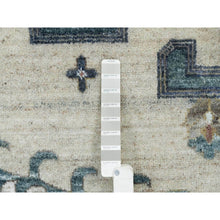 Load image into Gallery viewer, 11&#39;10&quot;x15&#39;2&quot; Ivory With Soft Tones, Soft Pile Pure Wool Hand Knotted, Persian Viss Design Reimagined Plush And Lush, Oversized Oriental Rug FWR391350