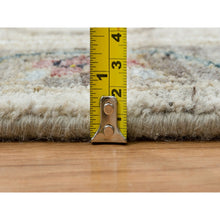 Load image into Gallery viewer, 11&#39;10&quot;x15&#39;2&quot; Ivory With Soft Tones, Soft Pile Pure Wool Hand Knotted, Persian Viss Design Reimagined Plush And Lush, Oversized Oriental Rug FWR391350