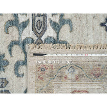 Load image into Gallery viewer, 11&#39;10&quot;x15&#39;2&quot; Ivory With Soft Tones, Soft Pile Pure Wool Hand Knotted, Persian Viss Design Reimagined Plush And Lush, Oversized Oriental Rug FWR391350