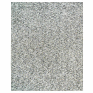 12'2"x15' Earth Tone Colors, Modern Striae Design, Soft to the Touch, Pure Wool, Hand Loomed, Oversized Oriental Rug FWR391416